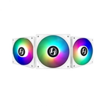ST120 RGB, 120mm PWM-laitetuuletinsarja, valkoinen