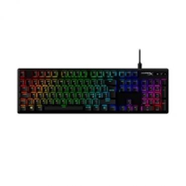 Alloy Origins PBT, mekaaninen pelinäppäimistö, HyperX Red - Linear, musta