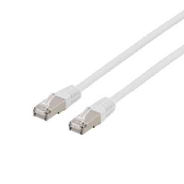 U/FTP Cat6a suojattu laitekaapeli, 2m, valkoinen
