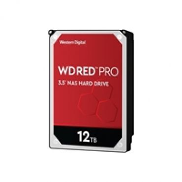 12TB WD Red Pro, 3.5" sisäinen kiintolevy, SATA III, 7200 rpm, 256MB