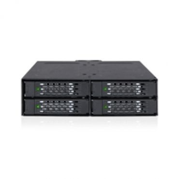 ToughArmor 4x 2.5" SAS/SATA HDD/SSD -levykehikko 5.25" laitepaikkaan, musta