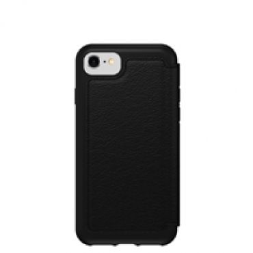 Strada Series -suojakotelo, Apple iPhone SE (2nd Gen) / 8 / 7, musta