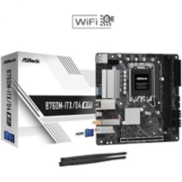 B760M-ITX/D4 WiFi, Mini-ITX -emolevy