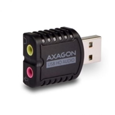 USB-äänikortti DACilla, 2.0 stereo + mikrofoni 3,5mm, musta