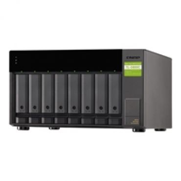 TL-D800C (USB), 8-paikkainen USB 3.2 Gen2 Type-C JBOD -tallennuskotelo, musta