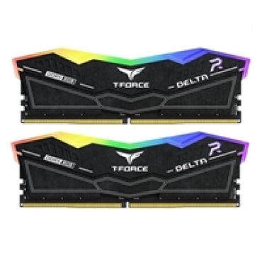 32GB (2 x 16GB) T-FORCE DELTA RGB, DDR5 6000MHz, CL30, 1.35V, musta