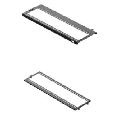 Tuuletinkiinnikkeet HS 420-koteloon, 360 Alignment Top & Bottom Fan Bracket, musta