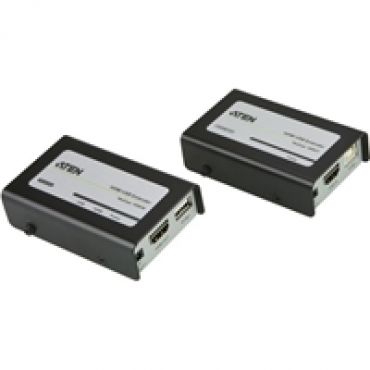 HDMI ja USB-jatke Ethernet-kaapeliin, 3D, 60m, HDCP, musta
