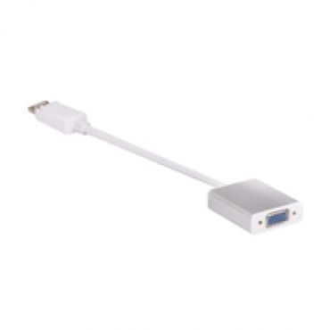 DisplayPort -> VGA -adapteri, aktiivinen, valkoinen