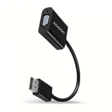 DisplayPort -> VGA -adapteri, musta