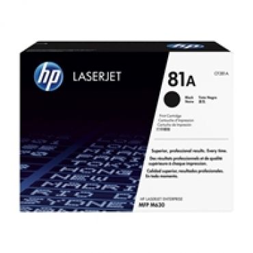 81A LaserJet -väriainekasetti, musta