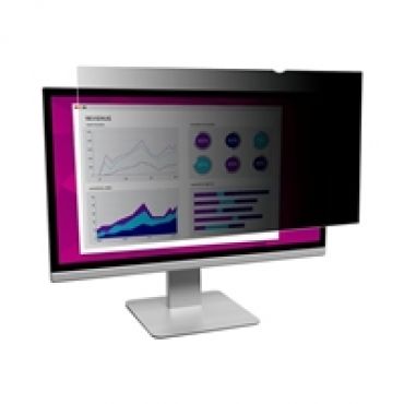 High Clarity Privacy Filter -tietoturvasuoja 24" monitorille, musta