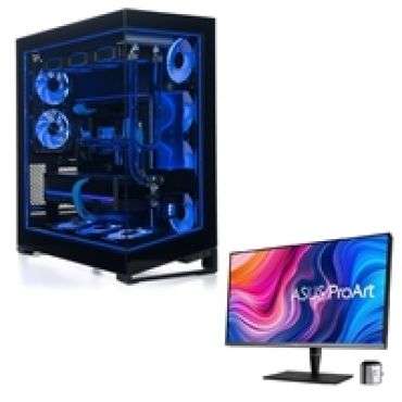 Liquid Builds - Fifty Shades of Blue, nestejäähdytetty pelitietokone