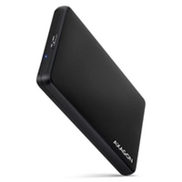Ulkoinen kotelo 2.5" SATA III 6G HDD/SSD-levylle, 3.2 Gen1 micro-B USB, musta