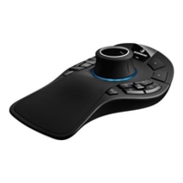 SpaceMouse Pro Wireless - Bluetooth Edition, langaton 3D-hiiri, musta