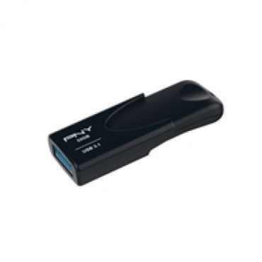 32GB Attaché 4, 3.2 Gen1 USB-A -muistitikku, 80/20 MB/s, musta