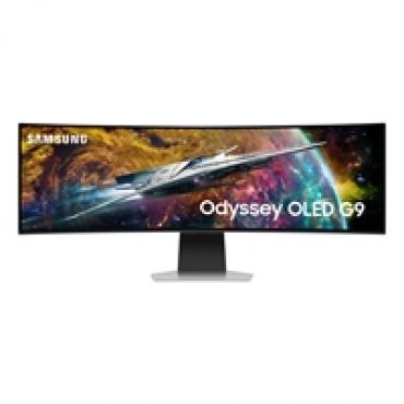 49" Odyssey OLED G9 G95SC, 240Hz kaareva pelimonitori, valkoinen/musta/harmaa