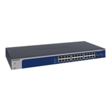 XS724EM, räkkiasennettava 24-porttinen 10G/Multi-Gigabit Plus -kytkin