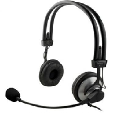 Avoin headset, mikrofoni & äänensäätö, 2,2m, musta