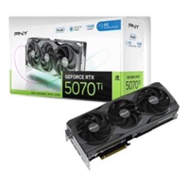 GeForce RTX 5070 Ti OC Triple Fan Plus -näytönohjain, 16GB GDDR7