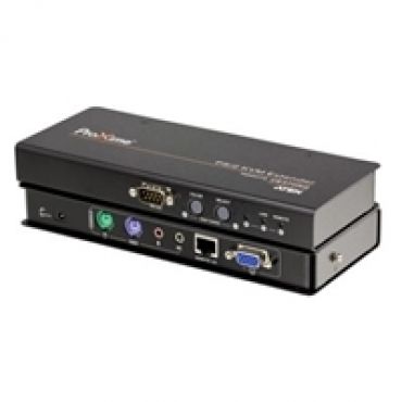 Järjestelmänjatkaja PS/2, RS-232, VGA & ääni Cat5e-kaapeliss 300m