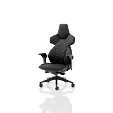 DAWN Gaming Chair, keinonahkaverhoiltu pelituoli, musta