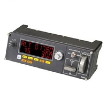 Saitek Pro Flight Multi Panel, ohjaamon lisäpaneeli PC:lle, musta