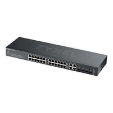 GS2220-28, 24-porttinen hallittava kytkin, musta
