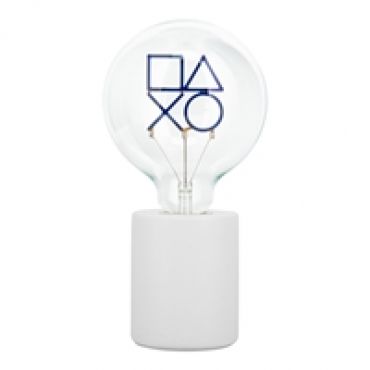 LED Neon Bulb -koristelamppu jalustalla- PLAYSTATION