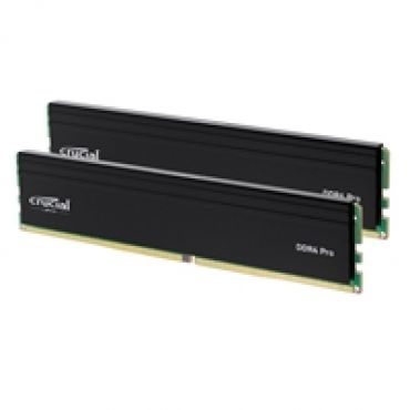 64GB (2 x 32GB) Pro, DDR4 3200MHz, CL22, 1.20V, musta