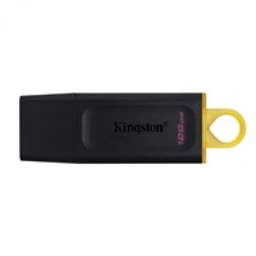 128GB DataTraveler Exodia, 3.2 Gen1 USB-A -muistitikku, musta/keltainen