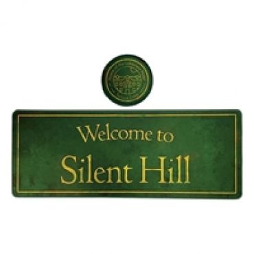 Silent Hill Desk Pad & Coaster Set, hiirimatto + lasialunen