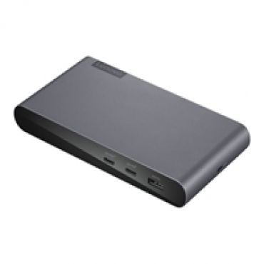 USB-C Universal Business Dock -telakointiasema, myrskyn harmaa