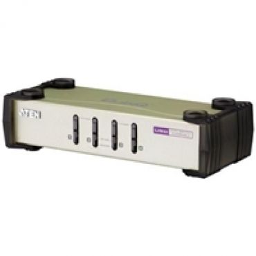 KVM-järjestelmäkytkin 1-4, OSD, VGA, USB ja PS/2