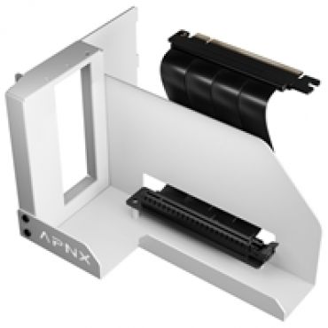 Vertical GPU Holder Kit 2, näytönohjaimen vertikaalinen asennussarja, valkoinen