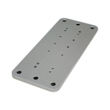 Alu Wall Mount Plate, seinäasennuslevy, 90 x 123 mm