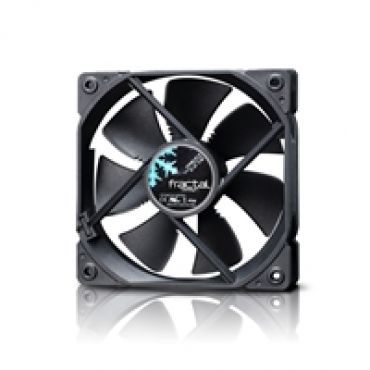 120 x 120 x 25mm Dynamic GP-12, musta