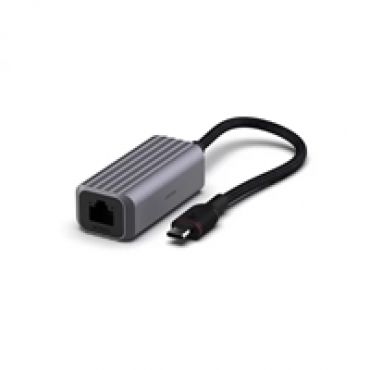 Gigabit Ethernet -verkkoadapteri, 3.2 Gen1 USB-C, harmaa