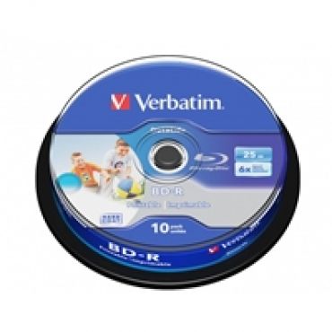 DataLife BD-R SL 25GB, 6x, printable, spindel, 10kpl