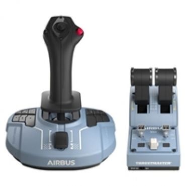 TCA Officer Pack Airbus Edition, joystick + kaasukahva, PC, sininen/musta