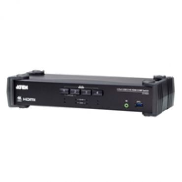 KVMP-kytkin, 4-porttinen USB 3.0 4K HDMI Audio Mixer Mode