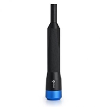 Mahi 1/4" Bit Driver, alumiininen ruuvimeisselin runko, musta/sininen