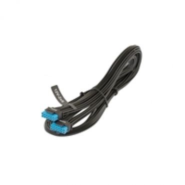 Native 12V-2x6 Cable - 600W, näytönohjaimen virtakaapeli, 700mm, musta/sininen
