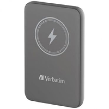 10 000mAh varavirtalähde, Magsafe, USB-C PD 20W, harmaa