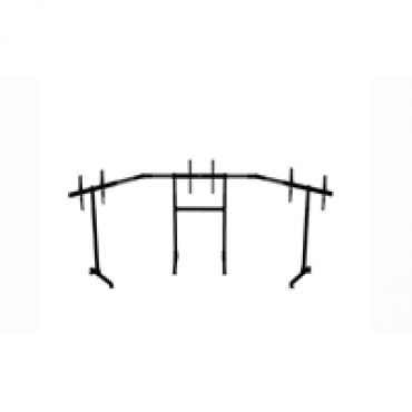 Free Standing Triple Monitor Stand -monitorijalusta, musta