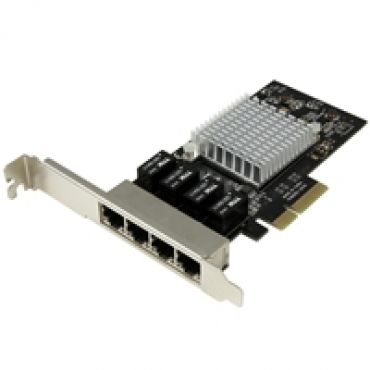 Gigabit Ethernet x4 RJ-45 -verkkokortti, PCIe x4