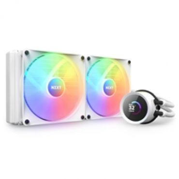 Kraken 280 RGB, 280mm AIO-nestejäähdytysratkaisu prosessorille, valkoinen