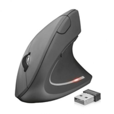 Verto, langaton vertikaalinen ergonominen hiiri, 1600 dpi, musta