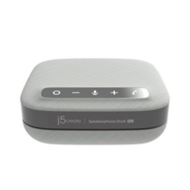 USB-C Dual 4K Speakerphone Dock Pro -telakointiasema, hopea