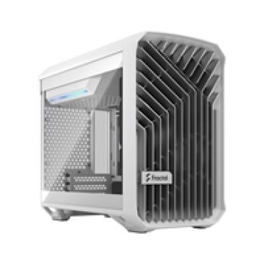 Torrent Nano - White TG Clear Tint, ikkunallinen Mini-ITX -kotelo, valkoinen